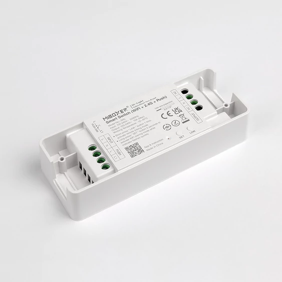 MiLight Smart 230V-os WiFi-s és rádiófrekvenciás vezérlő, PUSH kapcsoló kompatibilis - SWL