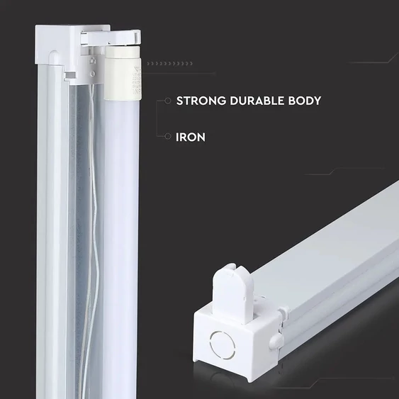 V-TAC 1 x T8 LED fénycső armatúra 150cm - SKU 6056