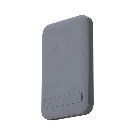 V-TAC 10000mAh powerbank, MagSafe vezeték nélküli töltéssel, szürke - SKU 23040
