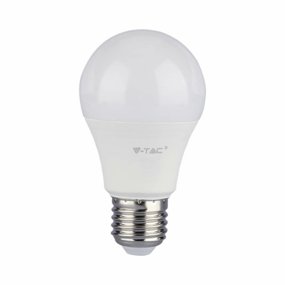 V-TAC 10.5W E27 hideg fehér A60 LED égő, 100 Lm/W - SKU 21179