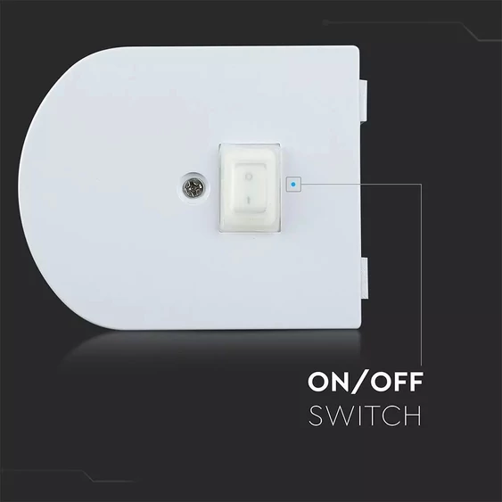 V-TAC 10W beltéri fehér fali LED lámpa, természetes fehér - SKU 3918
