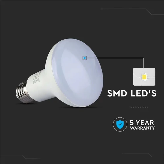 V-TAC 10W E27 hideg fehér LED égő - SKU 137