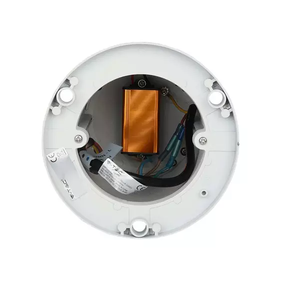 V-TAC 10W kültéri COB LED lámpa oszlop 80 cm, meleg fehér, fehér házzal, 100 Lm/W - SKU 128325
