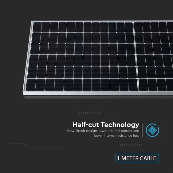 V-TAC 11 darab 450W Mono félcellás szolár panel, napelem, 2094x1038x35mm - SKU 11553