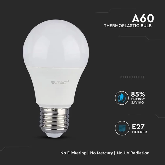 V-TAC 11W E27 meleg fehér LED égő - SKU 231