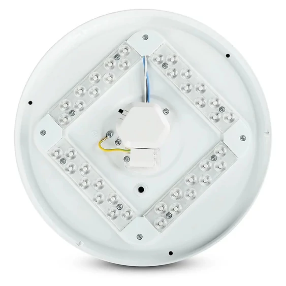 V-TAC 12W csillagos, mennyezeti LED lámpa, ø26 cm, változtatható szinhőmérséklettel - SKU 217602