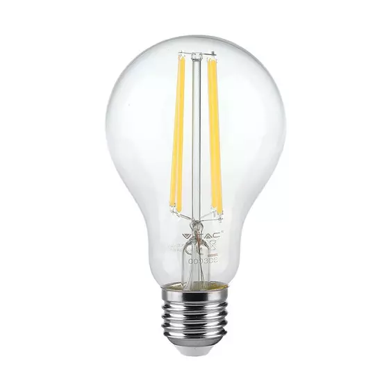 V-TAC 12W E27 hideg fehér filament A60 LED égő - SKU 217460