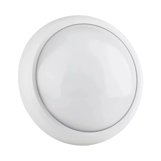 V-TAC 12W kerek IP54 LED lámpa, fehér, természetes fehér fénnyel - SKU 5050