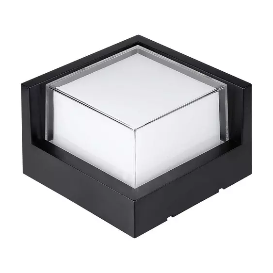 V-TAC 12W kültéri, szögletes fali LED lámpa meleg fehér - SKU 218539