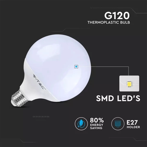 V-TAC 13W E27 meleg fehér dimmelhető LED égő - SKU 4254