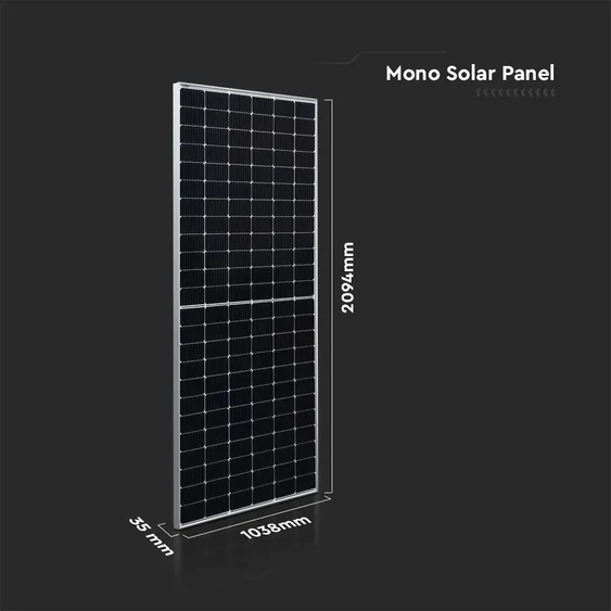 V-TAC 14 darab 450W Mono félcellás szolár panel, napelem, 2094x1038x35mm - SKU 11554