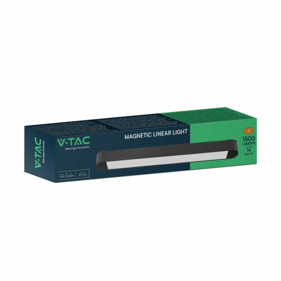 V-TAC 14W lineáris LED lámpatest Slim 48V mágneses sínhez, hideg fehér - SKU 10244