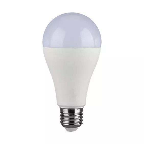 V-TAC 15W E27 A65 hideg fehér LED égő, 100 Lm/W - SKU 214455