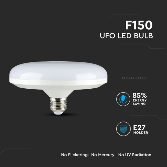 V-TAC 15W E27 természetes fehér LED UFO égő - SKU 214