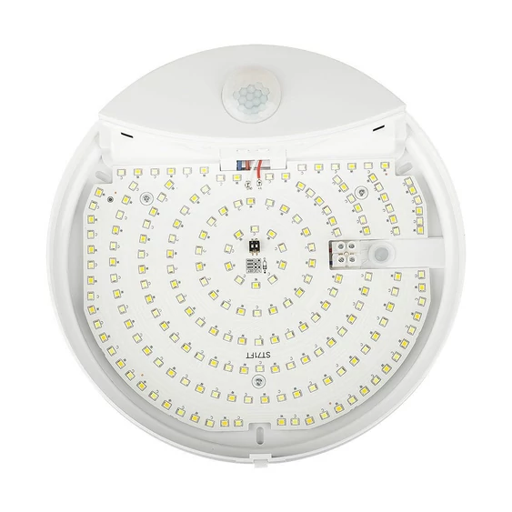 V-TAC 15W fali LED lámpa, mozgásérzékelővel, állítható színhőmérséklettel - SKU 23420