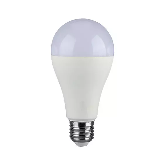 V-TAC 17W E27 A65 meleg fehér LED égő, 100 Lm/W - SKU 214456
