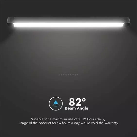 V-TAC 18W lineáris LED lámpatest Slim 48V mágneses sínhez, hideg fehér - SKU 10247