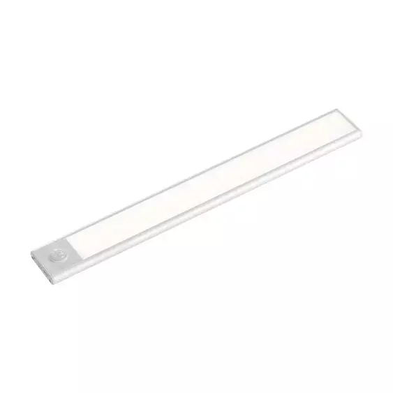 V-TAC 1.5W, 2in1 akkumulátoros LED bútorvilágítás, meleg fehér, ezüst házzal, 30 cm - SKU 2961