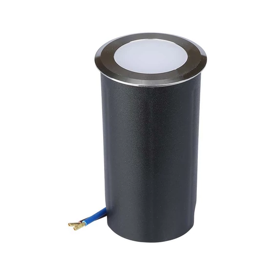 V-TAC 1W DC12V kültéri talajlámpa, IP67, hideg fehér - SKU 211464