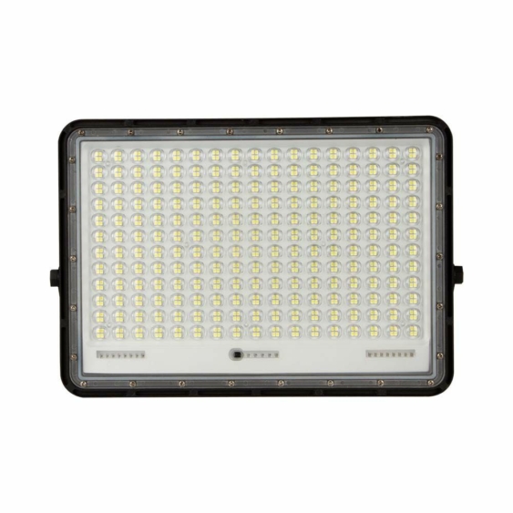 V-TAC 20000mAh napelemes LED reflektor 30W hideg fehér, 2600 Lumen, fekete házzal - SKU 7829