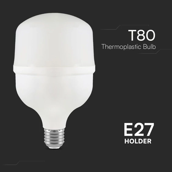 V-TAC 20W E27 természetes fehér T80 LED égő - SKU 23568