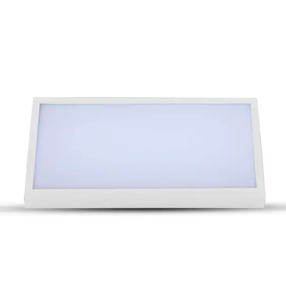 V-TAC 20W kültéri fali LED lámpa természetes fehér, fehér házzal, 100 Lm/W - SKU 6817