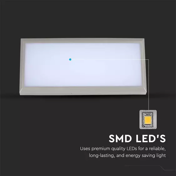 V-TAC 20W kültéri fali LED lámpa természetes fehér - SKU 218237