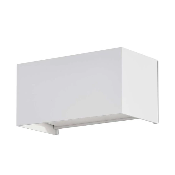 V-TAC 24W kétriányú kültéri fali LED lámpa, meleg fehér, fehér házzal, 110 Lm/W - SKU 2975