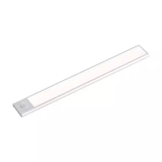 V-TAC 2.5W, 2in1 akkumulátoros LED bútorvilágítás, meleg fehér, ezüst házzal, 60 cm - SKU 2969