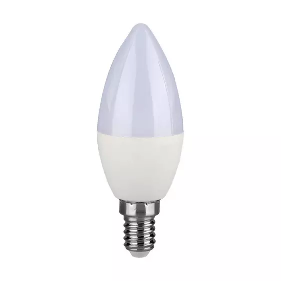 V-TAC 2.9W E14 hideg fehér C37 LED gyertya égő - SKU 2986