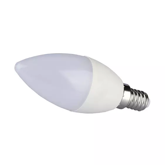 V-TAC 2.9W E14 természetes fehér C37 LED gyertya égő - SKU 2985