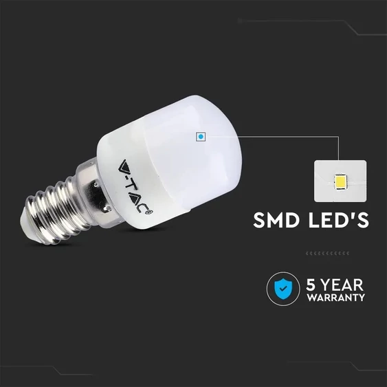 V-TAC 2W E14 természetes fehér ST26 LED égő - SKU 21235