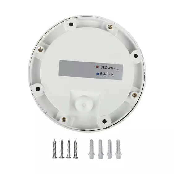 V-TAC 2W fehér LED lépcsővilágítás, kerek, IP65, természetes fehér - SKU 211314
