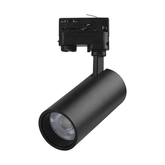 V-TAC 30W COB sínes spotlámpa, állítható színhőmérséklettel, fekete házas - SKU 8078