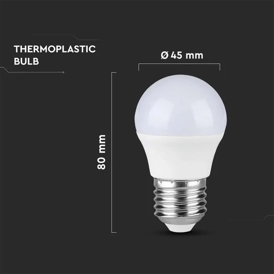 V-TAC 3.7W E27 természetes fehér LED égő - SKU 214162