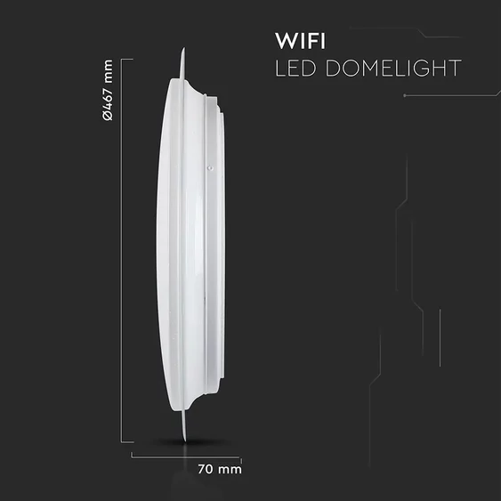 V-TAC 40W csillagos mennyezeti, okos LED lámpa, változtatható színhőmérséklet - SKU 1497