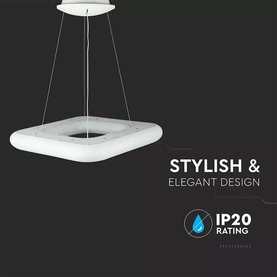 V-TAC 42W dimmelhető designer csillár, változtatható színhőmérséklet - SKU 3963