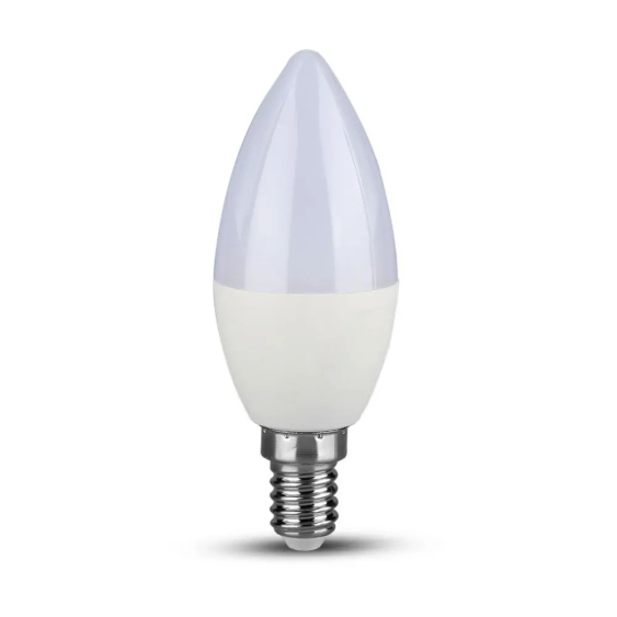 V-TAC 4.5W E14 hideg fehér LED gyertya égő - SKU 260