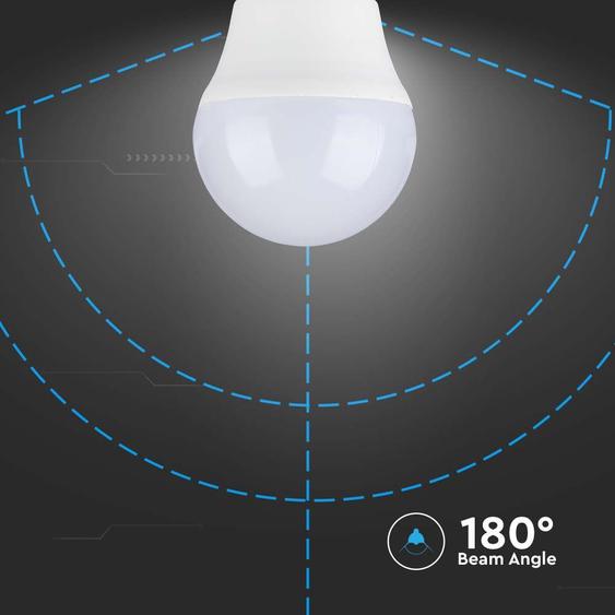 V-TAC 4.5W E27 meleg fehér G45 LED égő, 100 Lm/W - SKU 21174