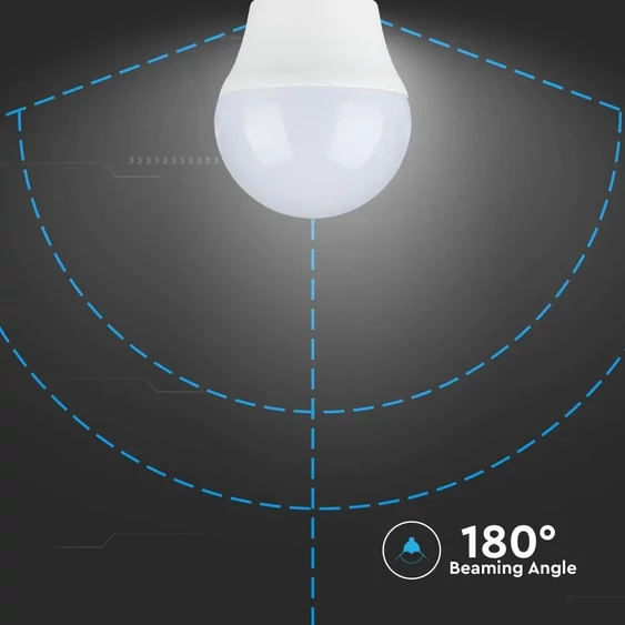 V-TAC 4.5W E27 meleg fehér LED égő - SKU 261