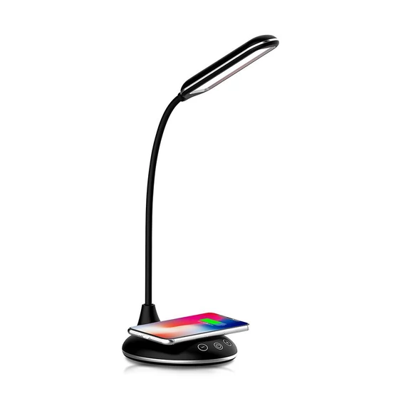 V-TAC 4W fekete dimmelhető asztali LED lámpa, változtatható színhőmérséklet - SKU 218604
