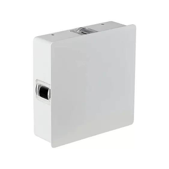 V-TAC 4W kültéri, fehér, szögletes fali LED lámpa meleg fehér, 105 Lm/W  - SKU 218209