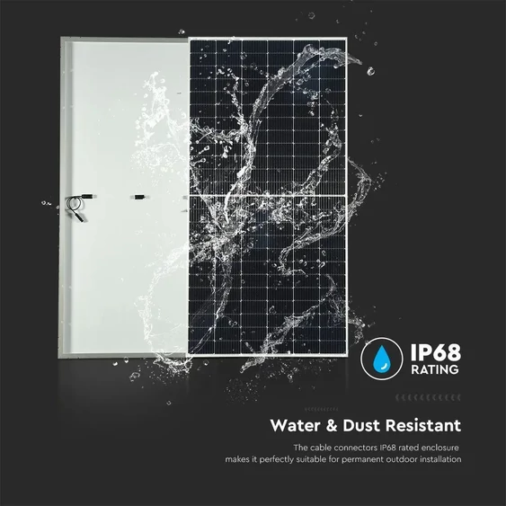V-TAC 545W Mono félcellás szolár panel, napelem, 2279*1134*35mm - SKU 11354
