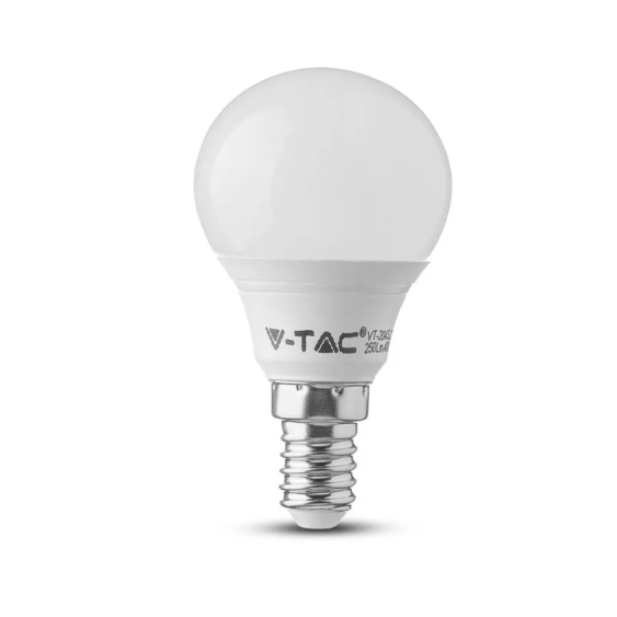 V-TAC 5.5W E14 meleg fehér LED égő csomag (6 db) - SKU 2733