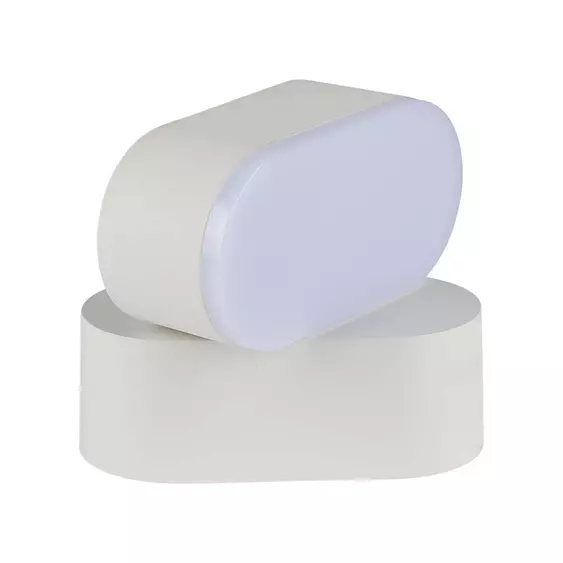 V-TAC 5W kültéri, fehér, forgatható, fali LED lámpa meleg fehér - SKU 218286