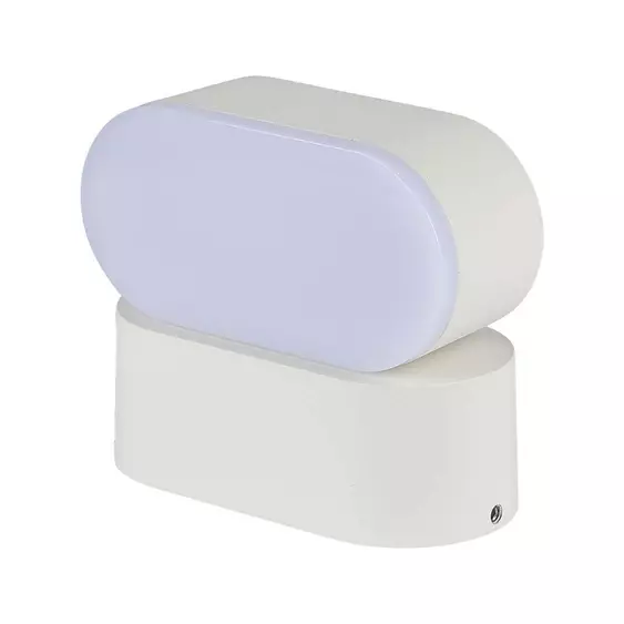 V-TAC 5W kültéri, fehér, forgatható, fali LED lámpa természetes fehér - SKU 218287