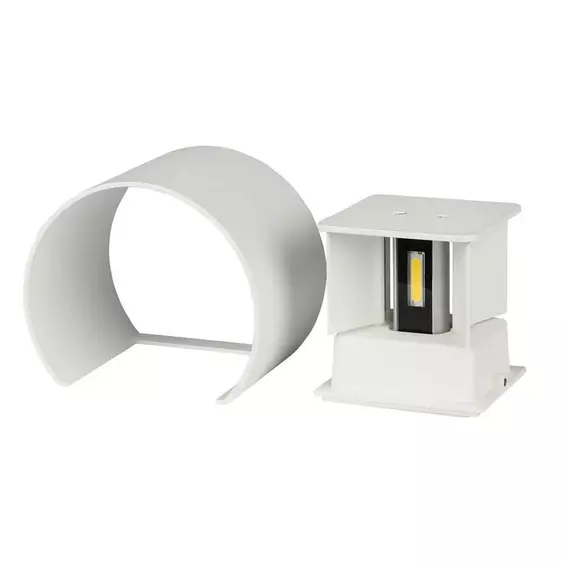V-TAC 5W kültéri, fehér, kerek, fali LED lámpa természetes fehér - SKU 217091