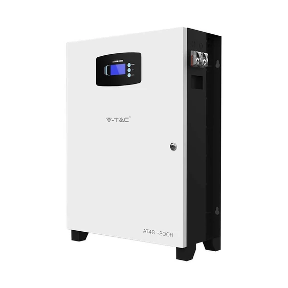 V-TAC 6kW egyfázisú hibrid inverter, 15 db 410W napelem és 10kWh akkumulátor szett - SKU 100170