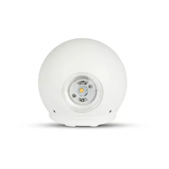 V-TAC 6W kültéri, fehér, fali LED lámpa természetes fehér - SKU 218302