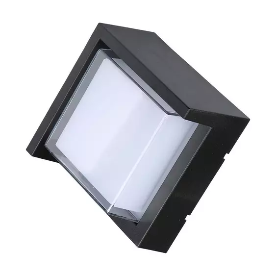 V-TAC 7W kültéri, szögletes fali LED lámpa meleg fehér - SKU 218610
